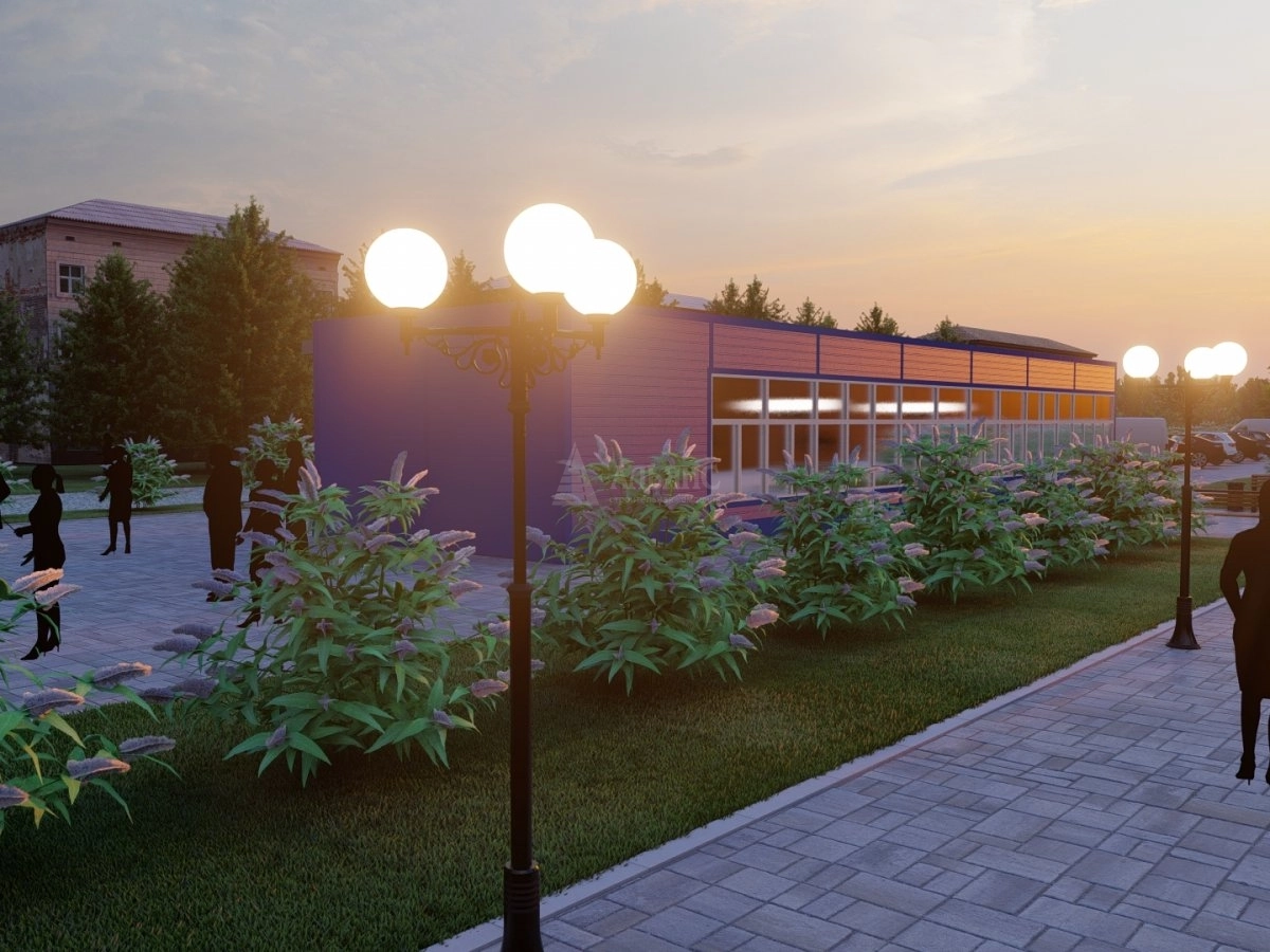 3D визуализация Проект павильона из сэндвич-панелей - фото 5