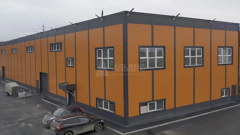 Склад с АБК из сэндвич-панелей  - фото 1